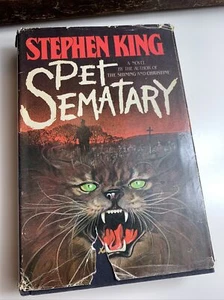 Pet Sematary, Stephen King * 1st Edition Caretaker's & Date Errors * Y46 - Picture 1 of 12