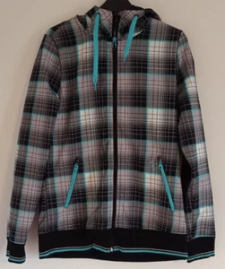 O'NEILL - Tartan Fleece Lined Lightweight hooded Jacket - Medium - Excellent - Picture 1 of 5