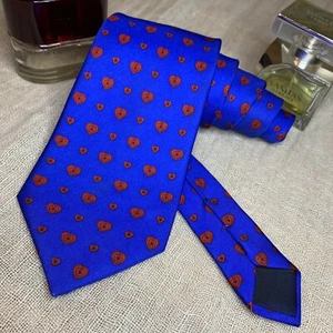 Cravatta di seta vintage LANVIN Paris Tie CORBATA soft silk France - Imagen 1 de 13