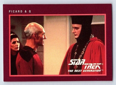 Impel Star Trek 1991 - #270 Picard & Q Foto 1 de 2