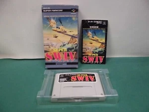 SNES -- SUPER SWIV -- Boxed. Super famicom. Japan game. shooter. 13020 - Picture 1 of 20