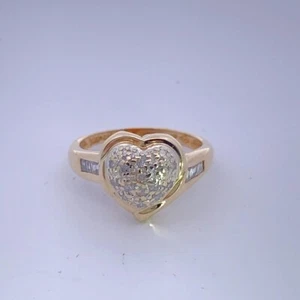 Lady's Diamond Fashion Ring 17 Diamonds .17 Carat T.W. 10K Yellow Go (MI1068225) - Picture 1 of 6