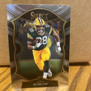 2020 PANINI SELECT AJ DILLION CONCOURSE BASE #65 ROOKIE PACKERS - Picture 1 of 2