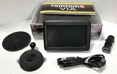 TomTom VIA 1435S 4.3" LCD Car Portable GPS System USA/Canada/Mexico Maps 1435 - Image 1 of 4