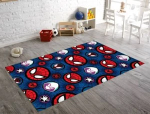Spiderman Rug, Spider Man Rug, Kids Room Decor, For Childs, Non Slip Rug, Playin - Picture 1 of 5