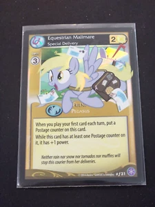 MLP CCG Crystal Games #f31 Equestrian Mailmare, Special delivery Near Mint - Picture 1 of 2