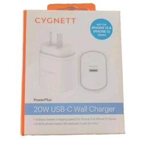 Cygnett PowerPlus 20W USB-C PD Wall Charger - Picture 1 of 3