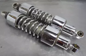 99 Moto Guzzi California EV V11 rear chrome shocks 03550200 - Picture 1 of 4