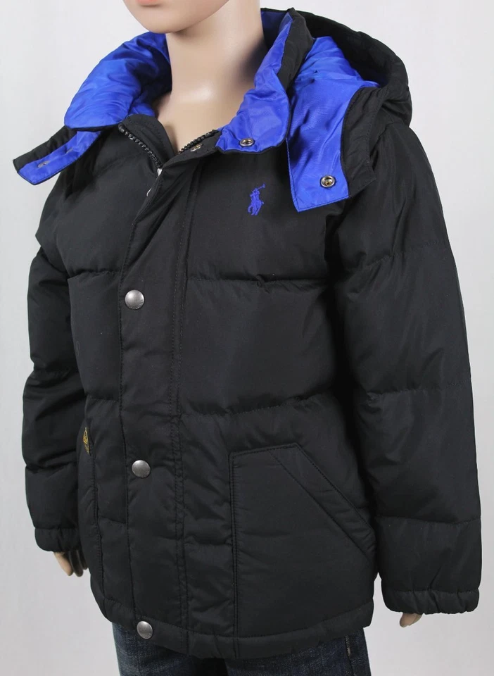 POLO RALPH LAUREN ABRIGO ACOLCHADO NEGRO ESQUÍ NUEVO CON ETIQUETAS $165 Foto 1 de 1