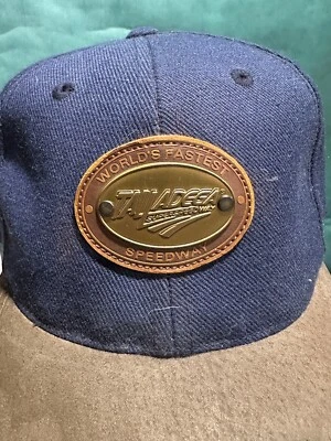 NASCAR TALLADEGA SUPER FASTEST SPEEDWAY RACING CAP HAT SOUVENIR ADJUSTABLE VTG - Image 1 of 4