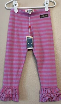 Volantes Matilda Jane niña Gana tus rayas Bennys Good Hart talla 4 púrpura. Nuevo con etiquetas. Foto 1 de 4