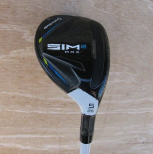 WOMENS TAYLORMADE sSIM2 MAX RESCUE 5 HYBRID 25 LOFT LADIES FLEX 5H L SIM 2 - Picture 1 of 7