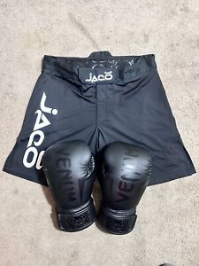 Jaco MMA Shorts Size 34 X Venum Elite Gloves 16 oz Bundle