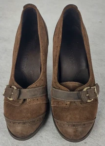 Timberland Earthkeepers Wingate Damen-Loafer 3-Zoll-Absatz, mittelbraun Größe 7 - Bild 1 von 12