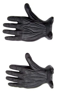 Black Cast Iron Left Hand Wall Hooks, Unique Home Décor, Set of 2, 6 Inches - Picture 1 of 7