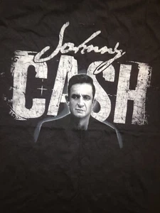 Johnny Cash Portrait T-Shirt SCHWARZ Erwachsene - Bild 1 von 1