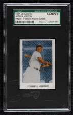 2005 Lelands Promotional Reprints Josh Gibson (1950-51 Toleteros) SGC Sample HOF