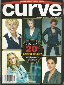 Curve Magazine October 2010 Lesbian Awards 20th Anniversary Collector's Edition - Picture 1 of 1
