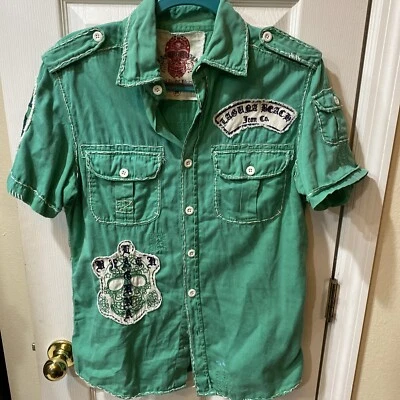 Laguna Beach Jean Co. "Rock The Life Style" Short Sleeve Shirt  Medium - Image 1 of 4