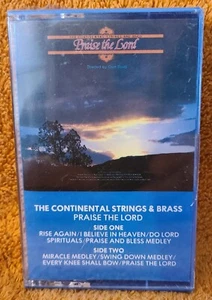 1980 Continental Strings & Brass Praise The Lord Christian Gospel Cassette Tape - Picture 1 of 8