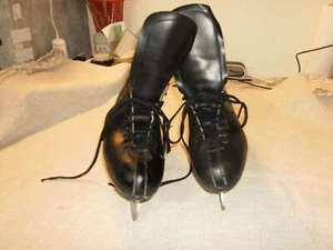 Eiskunstlauf Schlittschuhe Herren EU Gr. 42, (27 cm), 2 x Leder, noch GUT? (43) - Bild 1 von 15