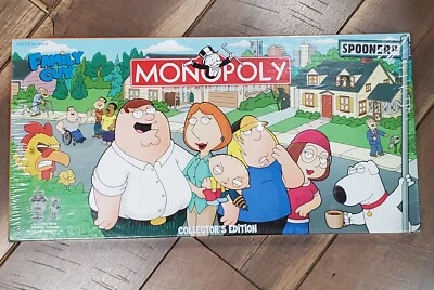 Family Guy Monopoly Game Collectors Edition - Never Opened SEALED NEW Board Game - Image 1 of 4