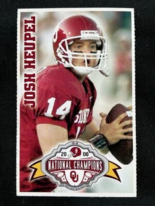 2001 Josh Heupel 2000 Conoco Oklahoma Sooners National Championship Card Rare - Picture 1 of 2