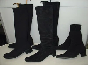 3 Tlg. Paket Luxus Damen Schuhpaket, Marken Stretchstiefel Stiefeletten, 39-39,5 - Bild 1 von 24