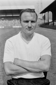 British footballer George Cohen poses for his Fulham FC player port - Old Photo - Picture 1 of 1
