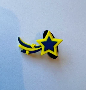 Original Doodles Croc/Shoe Charm: Yellow and Blue Shooting Star, new unused - Picture 1 of 1