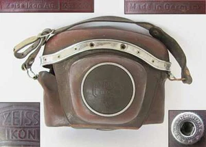 WW2 ORIGINAL GERMAN ZEISS IKON PHOTO CAMERA LEATHER CASE - Picture 1 of 12