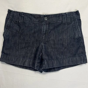 Ann Taylor LOFT Shorts Damen Größe 2 dunkle Waschung dunkelblau Denim 100 % Baumwolle... - Bild 1 von 24