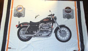 6ft Harley Davidson 1999 Sportster Miller Wandteppich Banner Handtuch Frottee - Bild 1 von 11