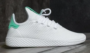UK11/ EUR46- Adidas PHARRELL WILLIAMS PW TENNIS HU WHITE GREEN BY8717 - Bild 1 von 7