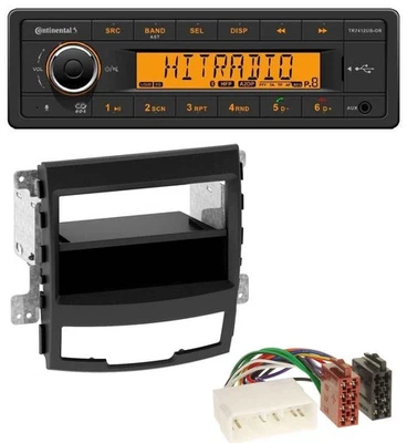 Continental MP3 Bluetooth AUX USB Autoradio für SsangYong Korando CK 2010-2013 - Bild 1 von 4