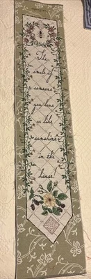 Woven Tapestry Panel Fabric Annie Danielson Floral The Smile Of Someone You Love - Image 1 of 4