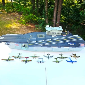 G.I. Joe USS Saratoga Flugzeugträger mit 10 Flugzeugen motorisiert getestet & funktioniert 1449 - Bild 1 von 20