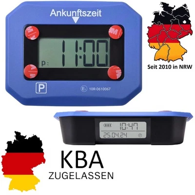 Digitale Parkuhr elektronische Parkscheibe automatisch elektrisch mit Zulassung - Bild 1 von 4