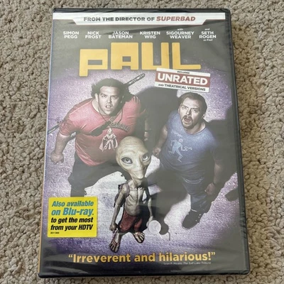 Paul (DVD, 2011) Unrated  Comedy Simon Pegg 2010 New Sealed - Image 1 of 2
