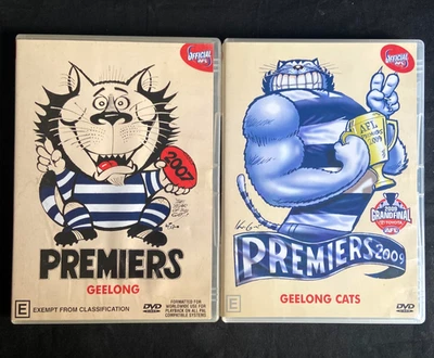 AFL Geelong Cats 2007 & 2009 Premiers Grand Final DVD Bundle - All Regions - Image 1 of 4