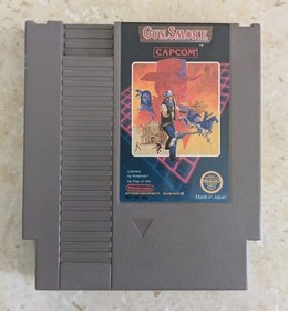 Gun Smoke Nintendo NES - Tested, Works - Nice Label
