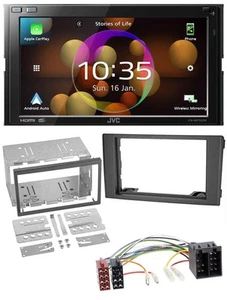 JVC DAB MP3 2DIN Bluetooth USB Autoradio für Iveco Daily 06-14 schwarz - Bild 1 von 10