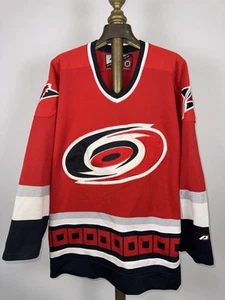 Vintage Pro Player NHL Carolina Hurricanes Hockey Trikot Herren L rot - Bild 1 von 12
