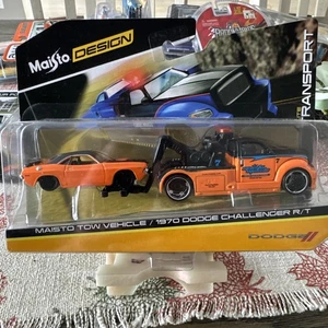 Neu Maisto All Stars Elite Transport Tow Wrecker & 1970 Dodge Challenger R/T - Bild 1 von 6