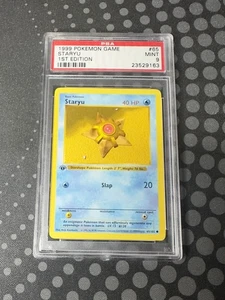 Pokémon 1999 Base Set 1. Edition Staryu 65/102 PSA 9 sehr selten - Bild 1 von 2