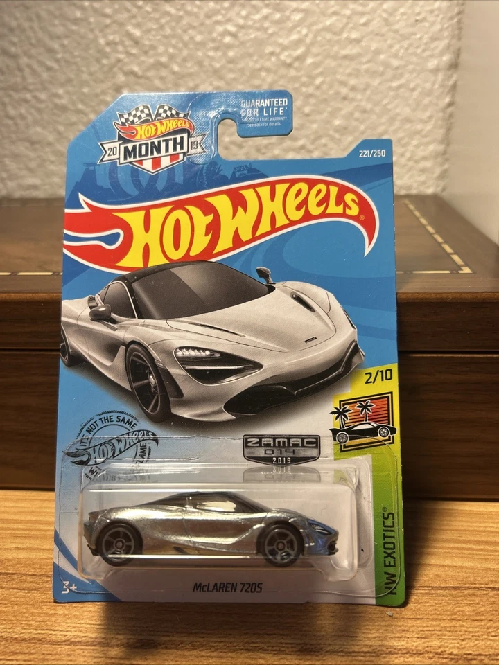R87 - Hot Wheels 1/64 Zamac 14 2019 McLaren 720S mainline 2018 #2/10 - Photo 1/3
