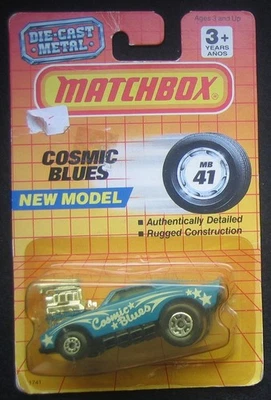 Matchbox Superfast Nr.: 26D - Cosmic Blues - China 1987 - MB 41 - Longcard - Bild 1 von 3