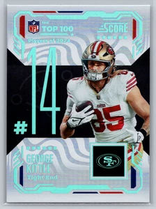 George Kittle 2025 Panini Score Top 100 Players #14 San Francisco 49ers - Bild 1 von 2