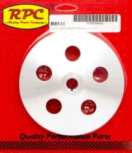 RPC Pre 84 GM Power Steering Pulley Satin Alum R8848 - Picture 1 of 3