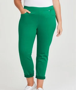 Taking Shape Green Relaxed Denim Jogger Plus Size 22 *Brand New* - Picture 1 of 7